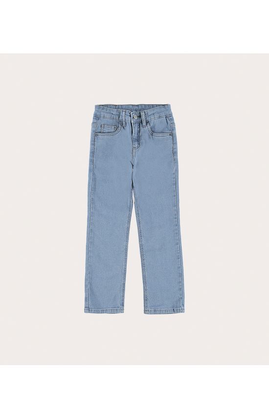 Calça Infantil Menino Slim Em Jeans Moletom Malwee Kids