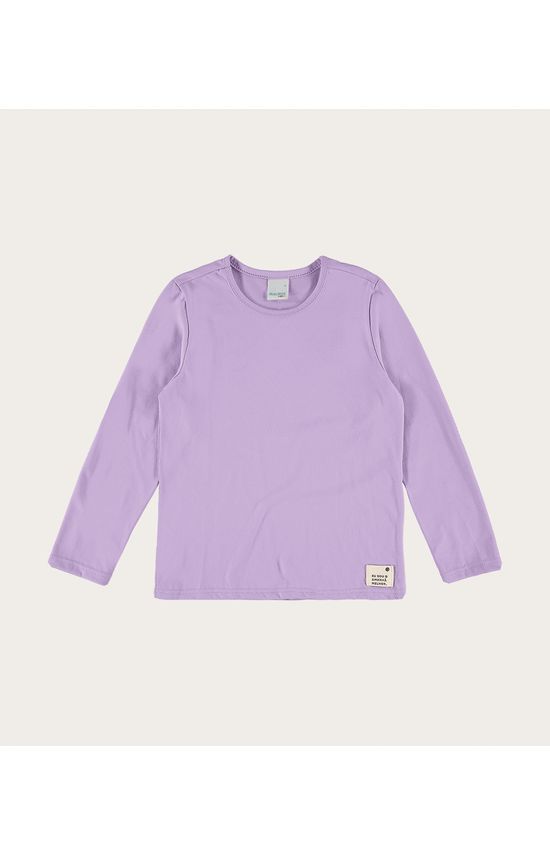 Camiseta Infantil Menino Manga Longa Em Algodão Orgânico Malwee Kids