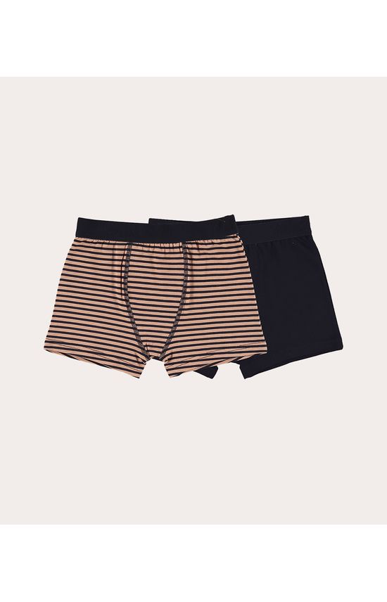 Kit 2 Cuecas Boxer Infantis Menino Em Algodão Malwee Kids