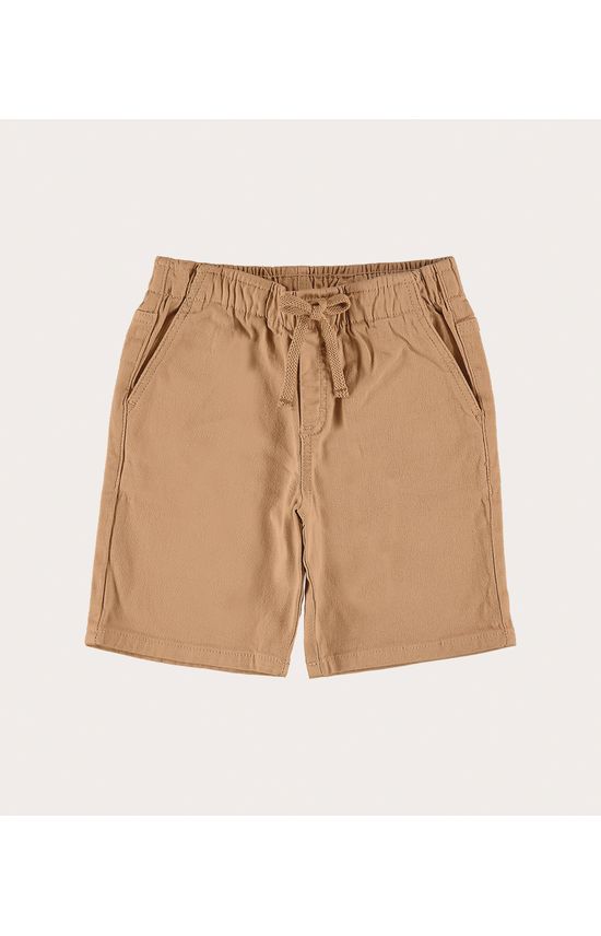 Bermuda Infantil Menino Tradicional Em Sarja Com Elastano Malwee Kids