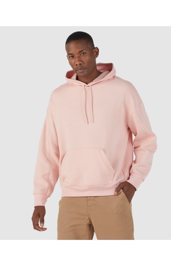 Blusão Oversized Masculino Com Capuz Em Moletom Flanelado