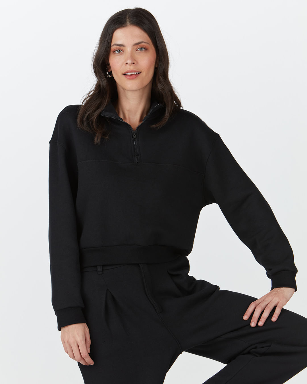Blusão Bomber Feminino Em Moletom Soft Flanelado - Imagem 11