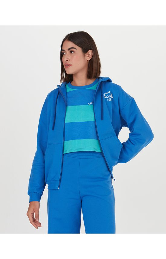 Jaqueta Feminina Oversized Self Love Club Em Moletom Flanelado
