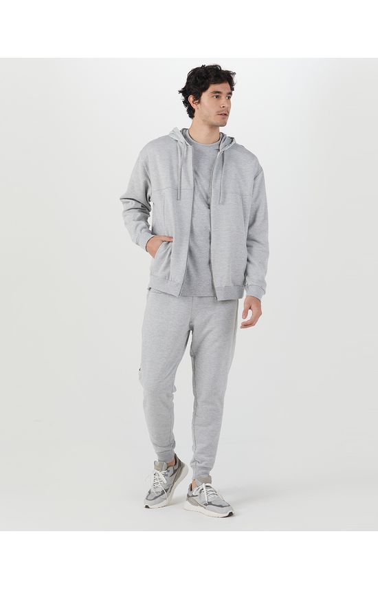 Calça Jogger Masculina Estampa Lateral Em Moletom Flanelado