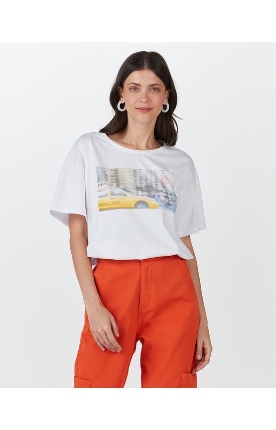 Blusa Feminina Oversized Cava Deslocada Always Late Em Algodão