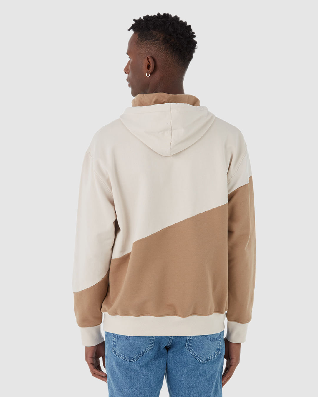 Blusão Masculino Box Bicolor Start Em Moletom Flanelado - Imagem 25