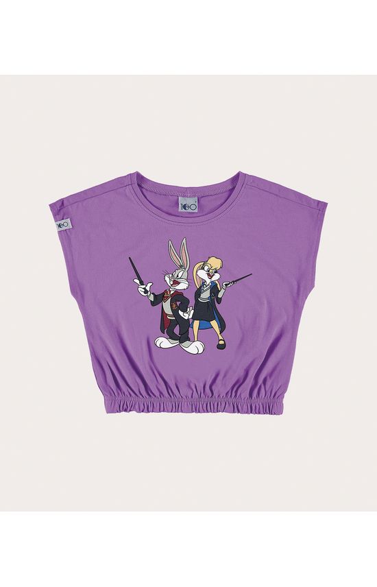 Blusa Infantil Menina Looney Tunes® Em Algodão Malwee Kids