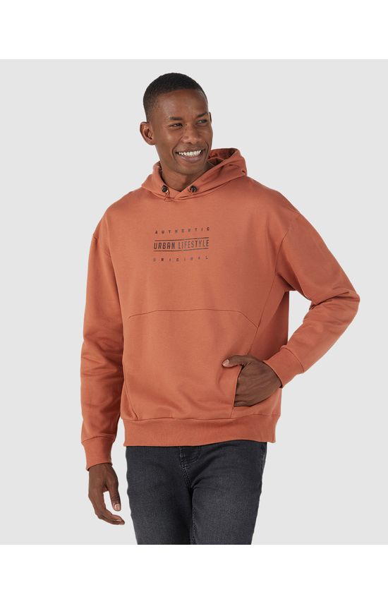 Blusão Oversized Masculino Bolso Embutido Em Moletom Flanelado