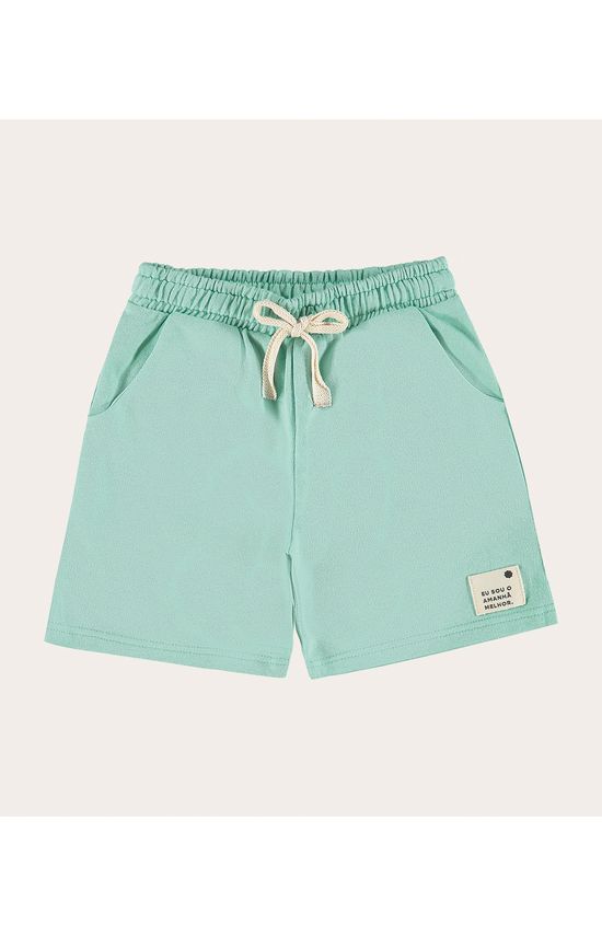 Bermuda Infantil Unissex Em Moletom Desfibrado Malwee Kids