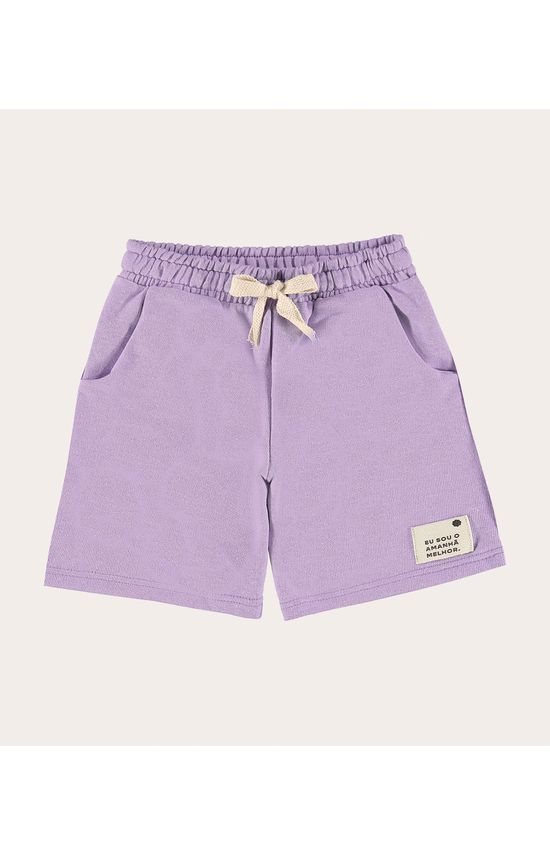 Bermuda Infantil Unissex Em Moletom Desfibrado Malwee Kids