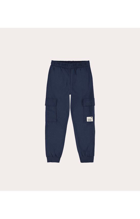 Calça Infantil Unissex Em Moletom Desfibrado Malwee Kids