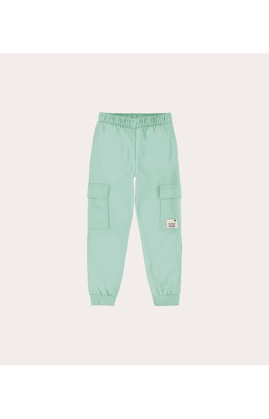 Calça Infantil Unissex Em Moletom Desfibrado Malwee Kids