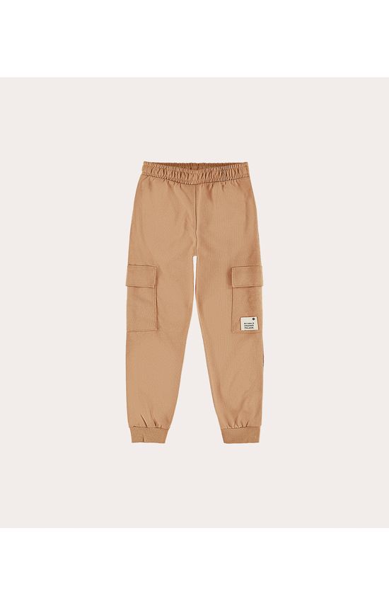 Calça Infantil Unissex Em Moletom Desfibrado Malwee Kids