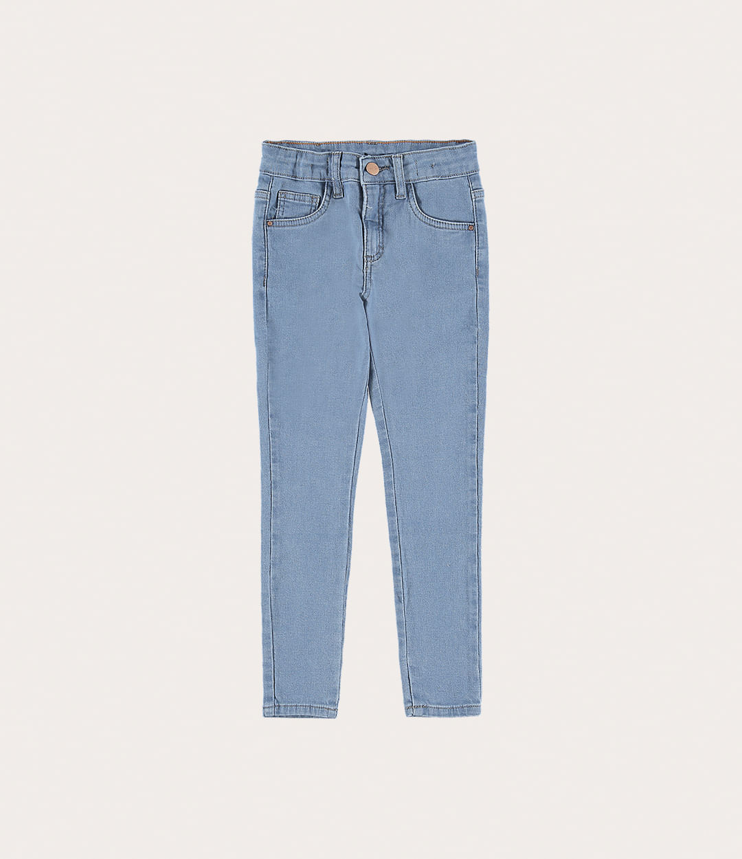 Calça Infantil Menina Skinny Em Jeans Moletom Malwee Kids