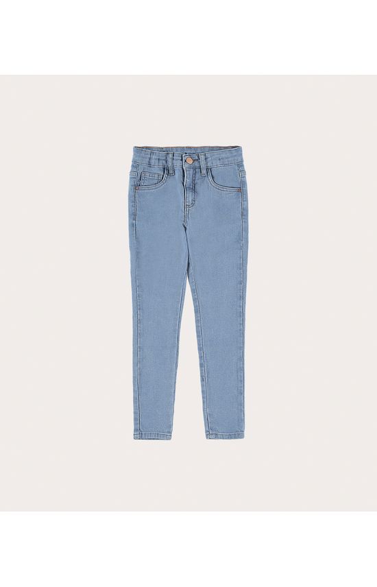 Calça Infantil Menina Skinny Em Jeans Moletom Malwee Kids