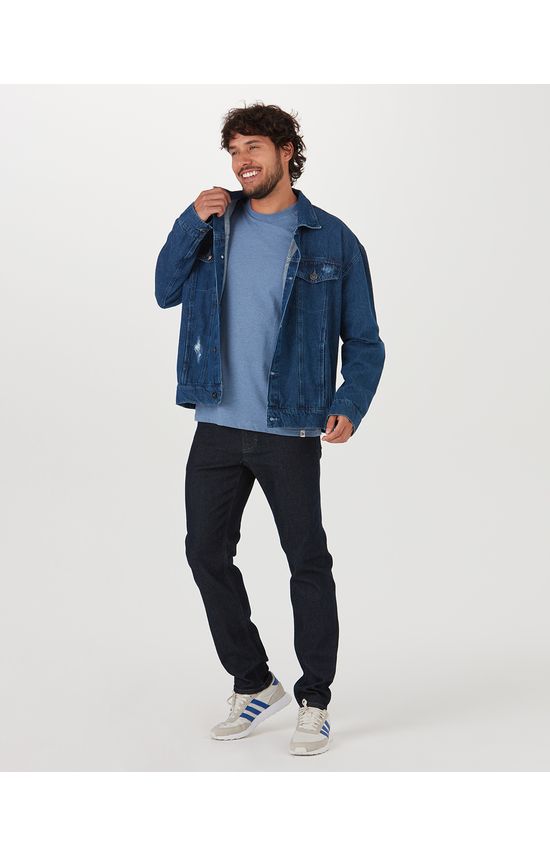 Calça Slim Masculina Em Flex Jeans