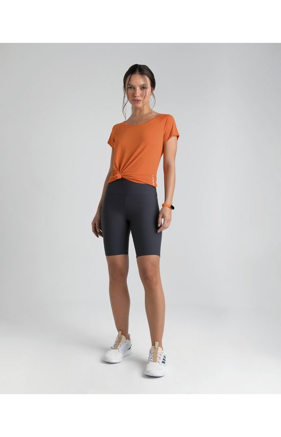 Blusa Baby Look Feminina Cava Raglan Em Malha Dry - ENFIM
