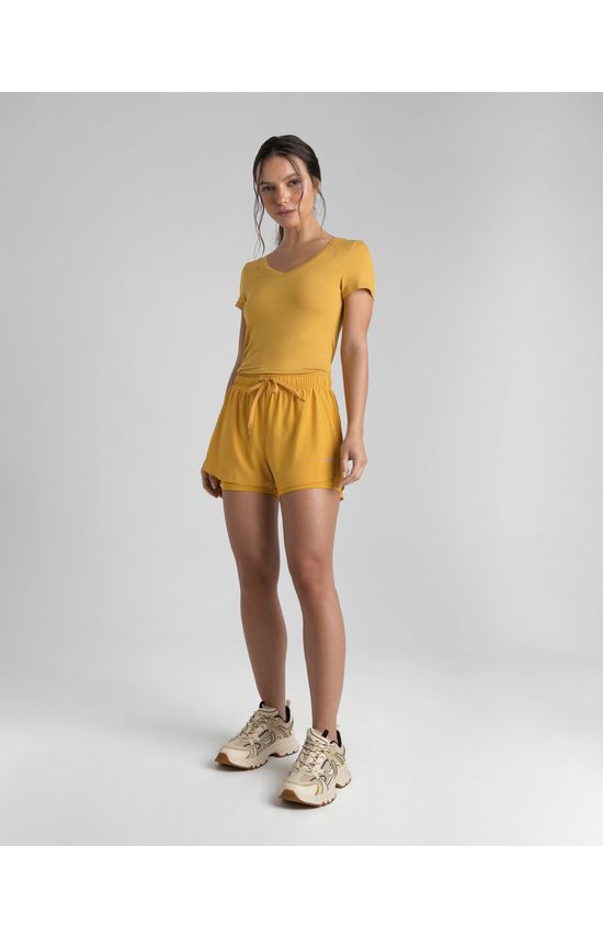 Blusa Feminina Decote V Em Viscose - ENFIM