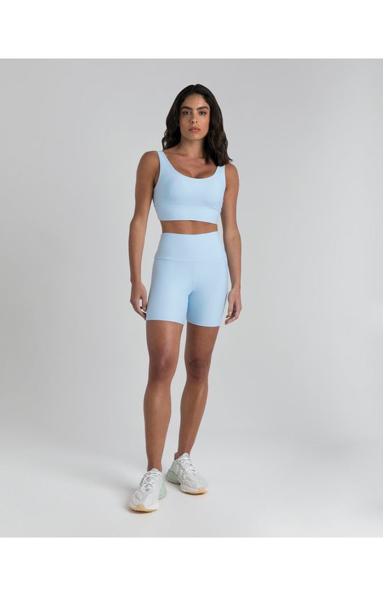 Shorts Feminino Bolso Costas Em Malha Com Proteção UV50+ Enfim