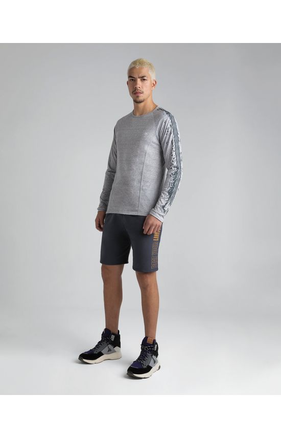 Bermuda Masculina Beat Your Limit Em Moletom Stretch Flanelado - ENFIM