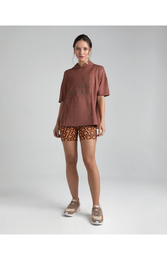 Blusa Oversized Feminina Com Capuz Em Malha Proteção UV50+ - ENFIM