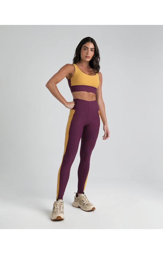 Calça Legging Feminina Bolso Lateral Em Malha Proteção UV50+ - ENFIM