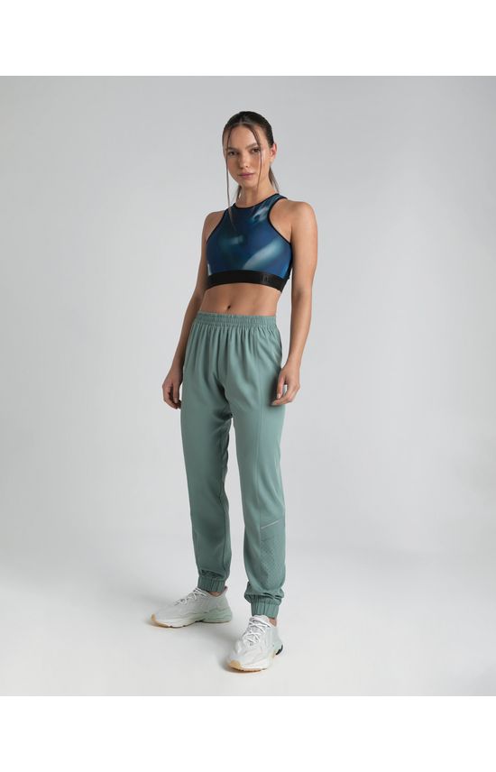 Calça Jogger Feminina Bolso Nas Costas Em Tafetá - ENFIM
