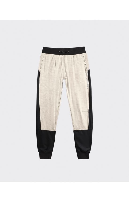 Calça Jogger Masculina Recortes Em Malha De Agasalho - ENFIM