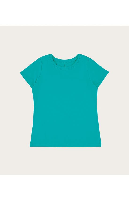 Blusa Infantil Menina Decote Redondo Em Algodão Malwee Kids