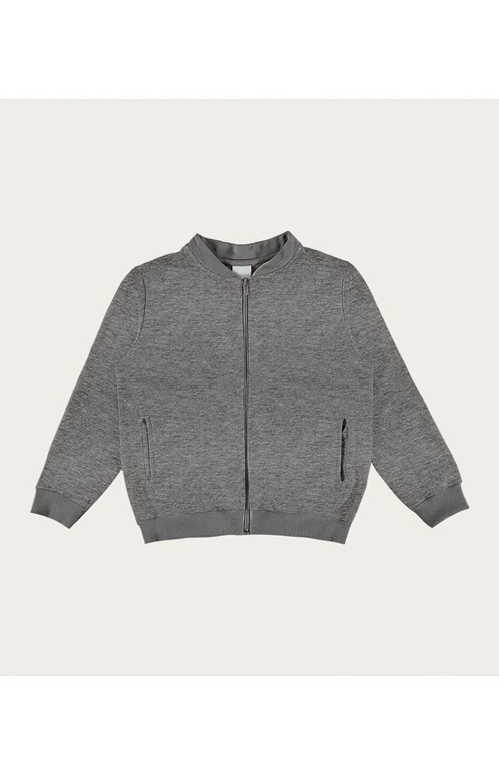 Jaqueta Infantil Unissex Moletom Flanelado Malwee Kids
