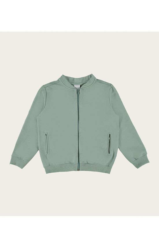 Jaqueta Infantil Unissex Moletom Flanelado Malwee Kids