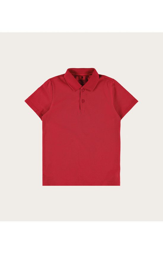 Camisa Polo Infantil Menino Em Piquê Premium Malwee Kids