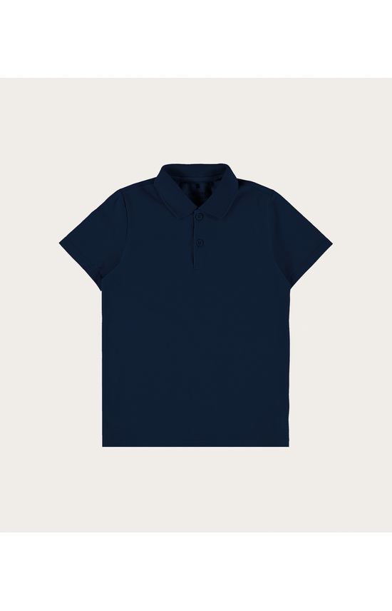 Camisa Polo Infantil Menino Em Piquê Premium Malwee Kids