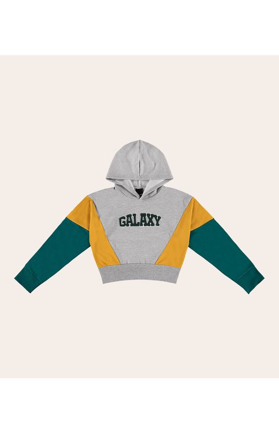 Blusão Menina Galaxy Em Moletom Malwee Kids