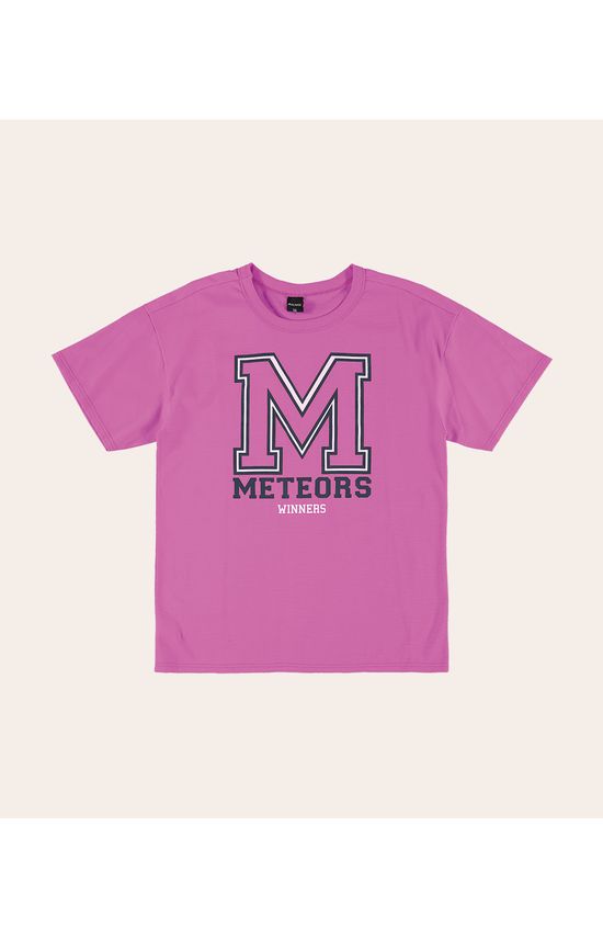 Blusa Menina Oversized Meteors Em Algodão Malwee Kids
