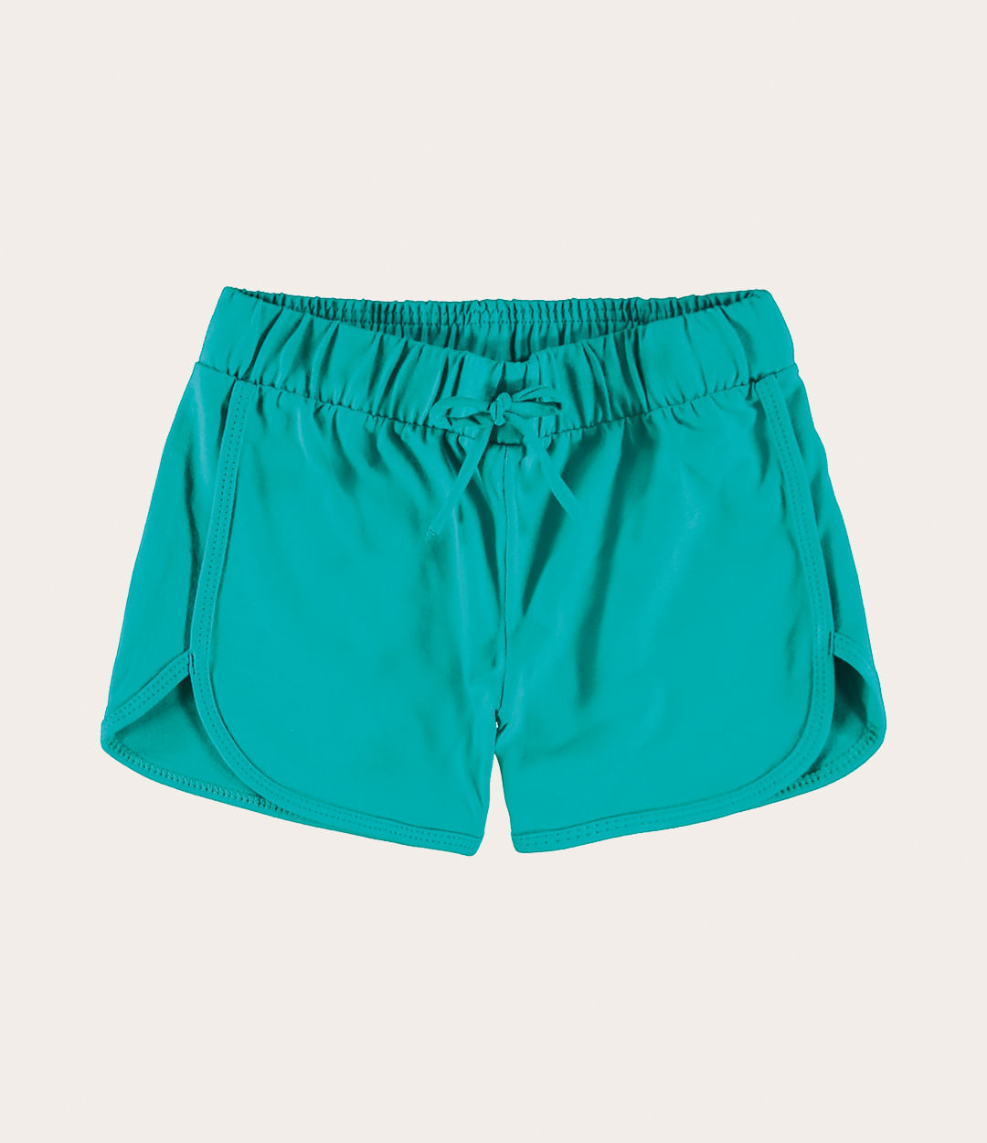 Shorts Infantil Menina Com Cadarço Em Algodão Malwee Kids
