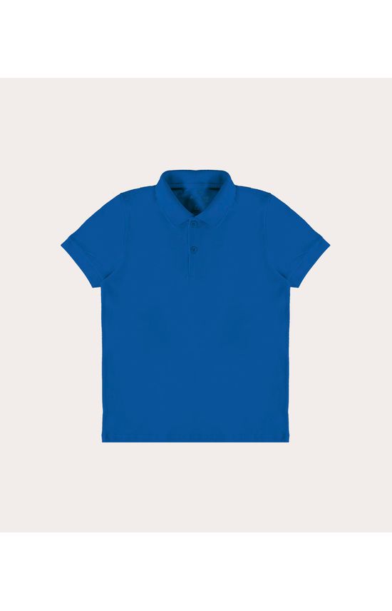 Camisa Polo Infantil Menino Peitilho Frontal Em Algodão Malwee Kids