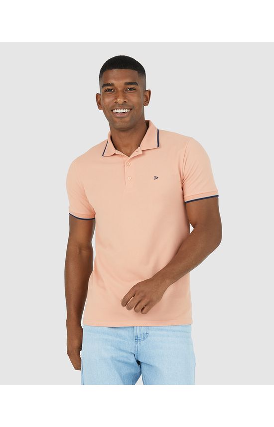 Camisa Polo Básica Masculina Em Piquet Premium
