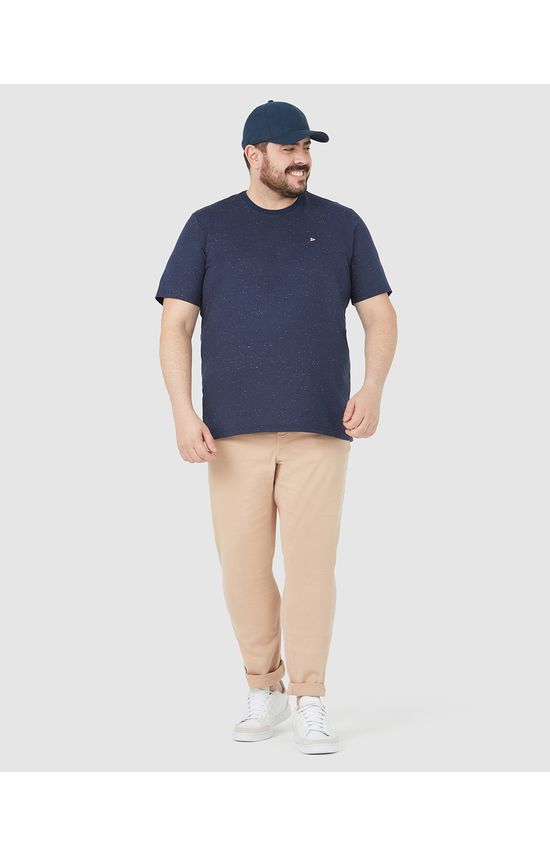Calça Skinny Masculina Plus Size Em Sarja Com Elastano