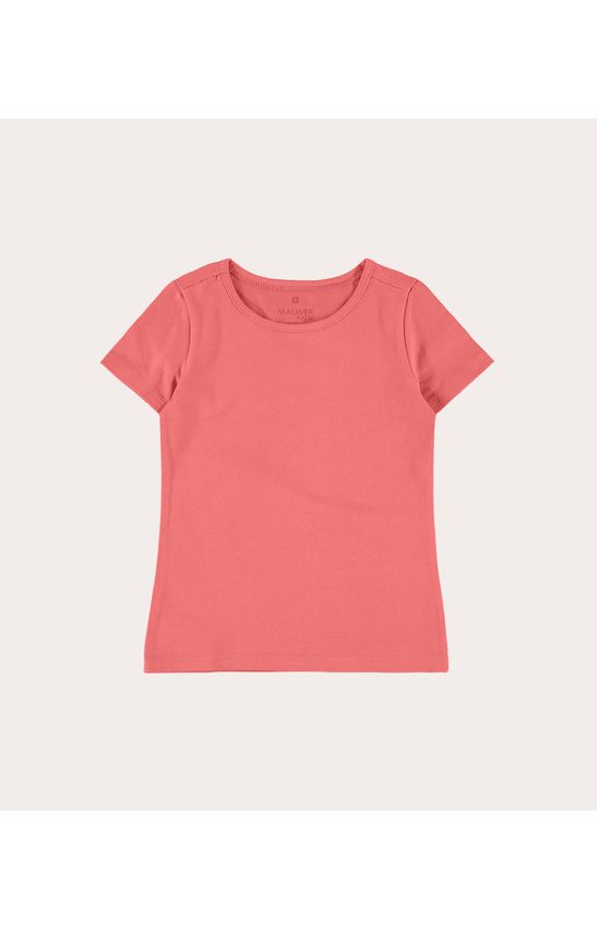 Blusa Infantil Menina Decote Redondo Em Algodão Malwee Kids