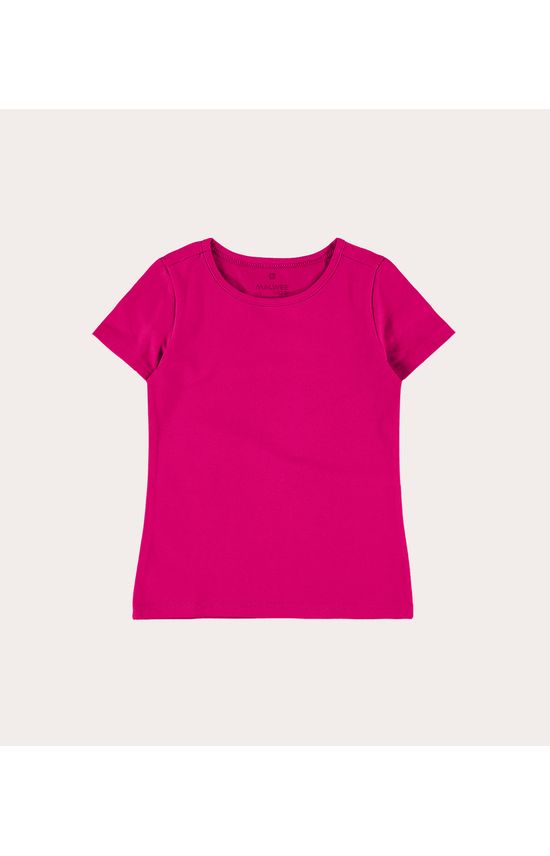 Blusa Infantil Menina Decote Redondo Em Algodão Malwee Kids