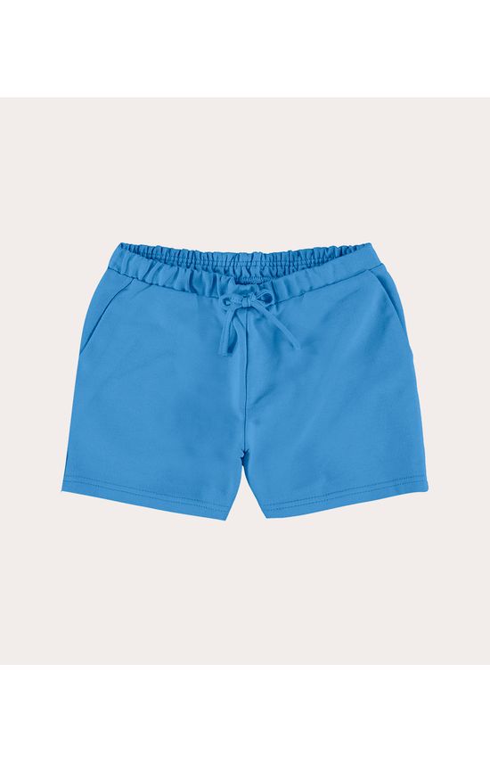 Shorts Infantil Menina Com Bolsos Em Moletinho Leve Malwee Kids