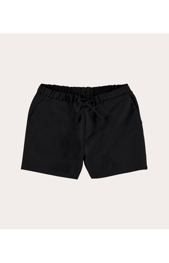 Shorts Infantil Menina Com Bolsos Em Moletinho Leve Malwee Kids