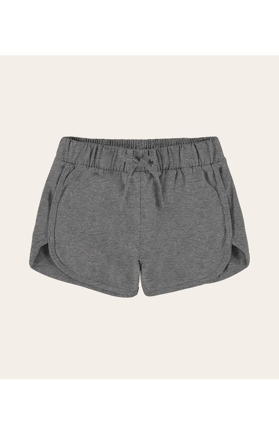Shorts Infantil Menina Com Cadarço Em Algodão Malwee Kids