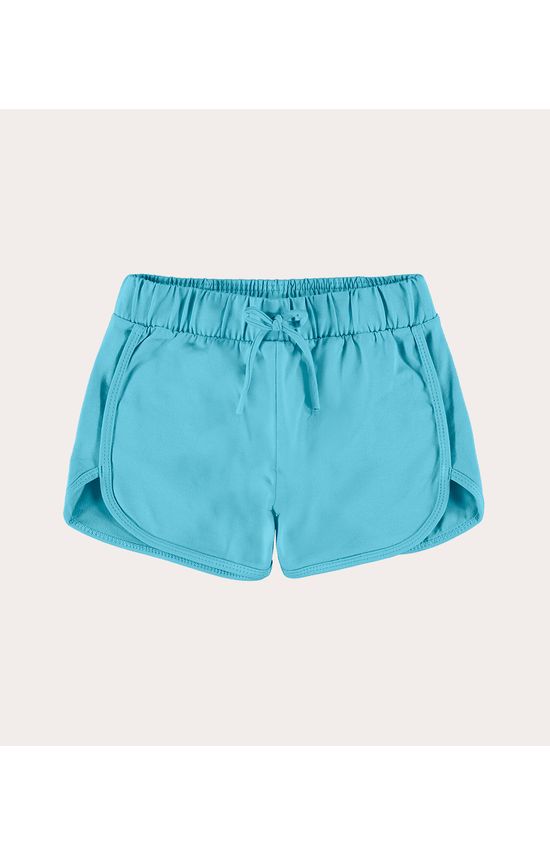 Shorts Infantil Menina Com Cadarço Em Algodão Malwee Kids
