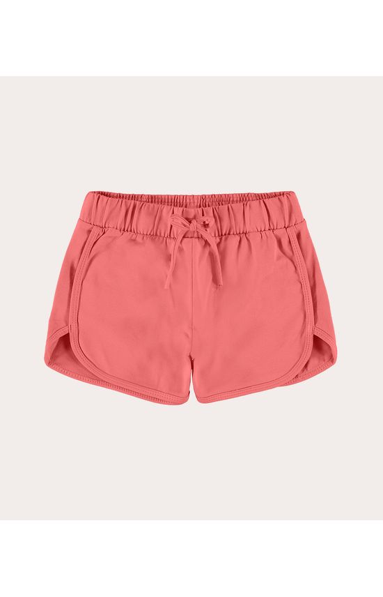 Shorts Infantil Menina Com Cadarço Em Algodão Malwee Kids