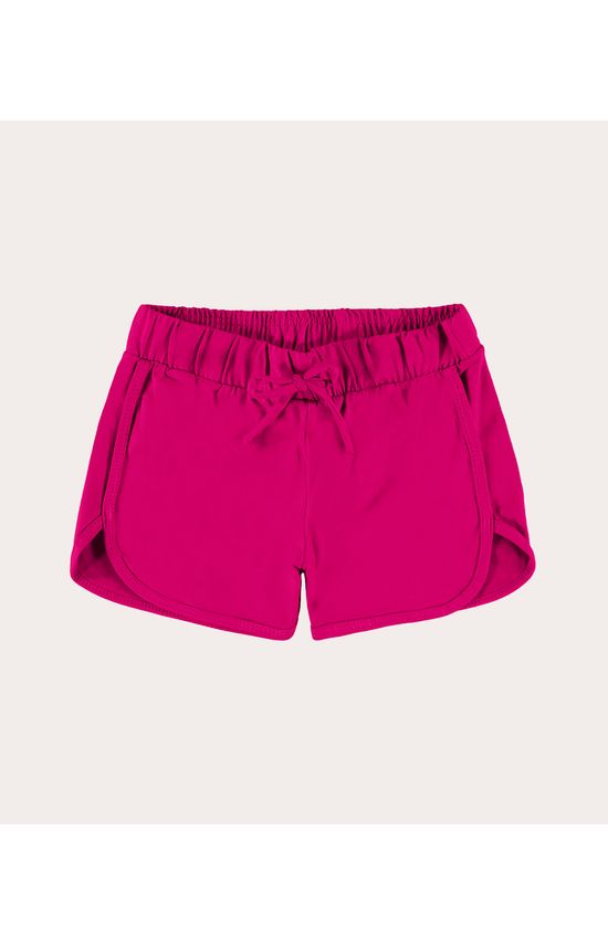 Shorts Infantil Menina Com Cadarço Em Algodão Malwee Kids