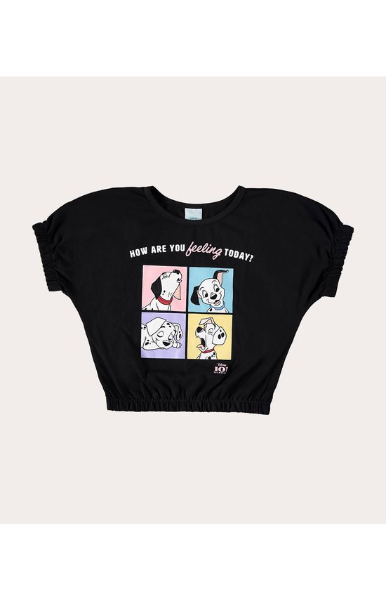 Blusa Infantil Menina Barra Elástica Clássicos Disney® Algodão Malwee Kids