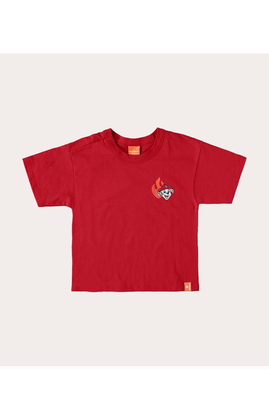 Camiseta Infantil Menino Patrulha Canina® Em Algodão Malwee Kids