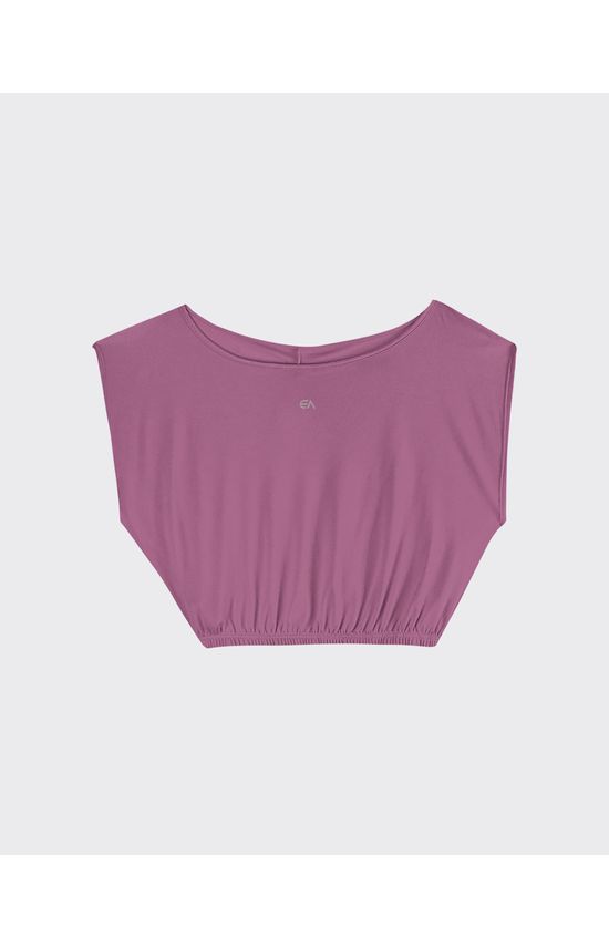 Blusa Cropped Feminina Abertura Costas Malha Com Proteção UV50+ - ENFIM